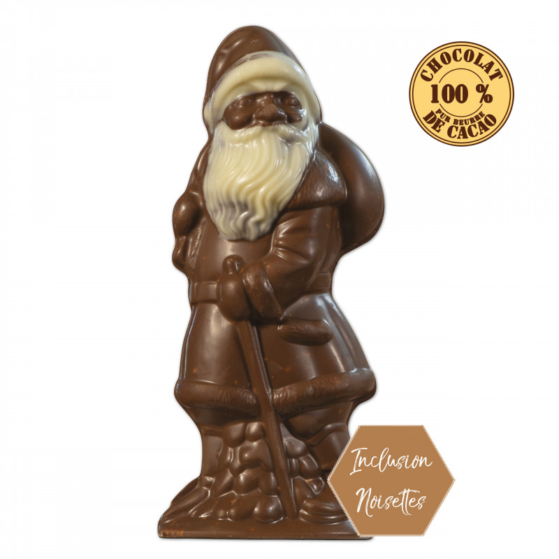 Père Noël en chocolat au lait